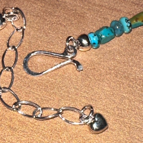 Turquoise small nugget bead necklace by Jay King - Picture 9 of 12